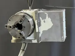 Yuasa DMNC-22101 4th Axis CNC Rotary Table 8.5" Chuck Tailstock Fanuc Motor