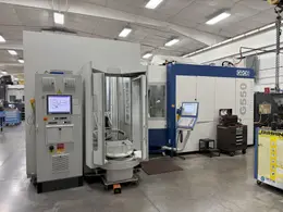 Used 2015 Grob G550 5-Axis CNC Horizontal Machining Center For Sale with 10 Station Pallet Pool