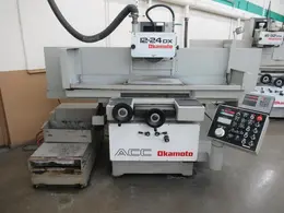 Okamoto ACC 12.24DX 3-Axis Hydraulic Surface Grinder with Incremental Down Feed, Heidenhain DRO for Cross Feed, 12"x24" Chuck, Coolant System with Paper Filtration- Auction Item