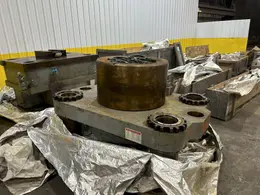 3000 TON NATIONAL (CROSBY GROUP) 4-POST HYDRAULIC PRESS / WIRE ROPE SWAGING MACHINE: STOCK #19450