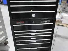 Craftsman Top &amp; Bottom Box, Rolling Tool Cabinet w/ Misc Electrical Connectors - Auction Item