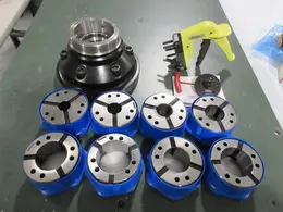 Royal Products Quick Grip 65 Spindle Nose A2-8 Mounting, with QG-65 Collets (8pcs), Back Stop, and Installation Tool- Auction Item