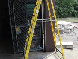 Husky Fiberglass and Aluminum Step Ladder, 92" Height- Auction Item