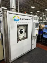 15" x 15" x 24" CAE RANSOHOFF MODEL #LEANJET RB-2 ROTARY BASKET PARTS WASHER: STOCK #22671