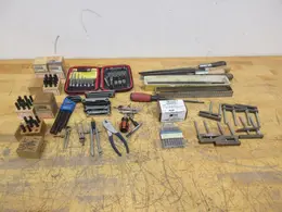 Clamps, Files, Allen Wrenches, Screw Bit Sets, 3/16 &amp; 1/8" Number Stamp Sets- Auction Item