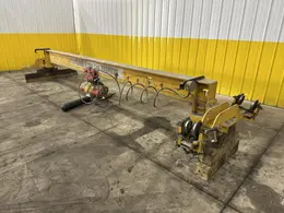 3 TON X 20' CLEVELAND TRAMRAIL UNDERSLUNG BRIDGE &amp; 3-TON CM LODESTAR HOIST: STOCK #23054