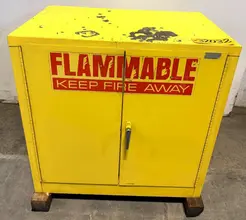 Lab Safety Flammable Storage Cabinet Model 2443, 30 Gallons, 43"W x 18"D x 44"H