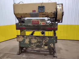 45 TON X 6' CHICAGO D&amp;K MODEL #56-A MECHANICAL PRESS BRAKE WITH CNC BACK GAUGE: STOCK #19652