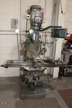 2 HP BRIDGEPORT SERIES I VERTICAL RAM TYPE KNEE MILL WITH DRO, POWER FEED: YOBRO #26189