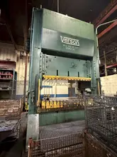 300-ton Verson Straight Side Mechanical Stamping Press For Sale. Model S2-300-96-54t, In Operation in a plant!