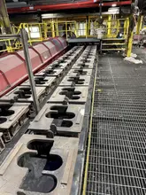 2023 Sinto 2 line mold handling system for tag# 23 Sinto 21 molds per side, mold transfers, hydraulic system and controls, weights and jackets, weight and jacket shifter, mold push off