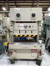 160 ton Aida (Metric) Used Metal Stamping Press Model# NC2-160 (1) Double Crank Gap Press For Sale, Year 1995