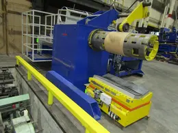 60" x 30,000# DREHER MANDREL UNCOILER W/ COIL CAR