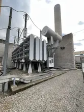 #3 cranker (not available now) HICO Three Phase Shell Form Transformer, Rated Capacity  81000/108000/135000 KVA, 345000 HV, 13800 XV, 13800 LV, Class ONAN/ONAF1/ONAF2