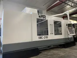 2007 MIGHTY VIPER 2100 VERTICAL MACHINING CENTER + 50 TAPER GEARED HEAD