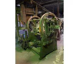 Shalco model u180 gas fired shell core machine with gun drilled heater plates, gas system and controls