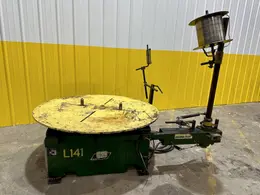 5,500 LBS X 48" AWC (ACCRA-WIRE CONTROLS) MODEL #F-200 HORIZONTAL PALLET TYPE POWERED DE-COILER REEL: STOCK #20266