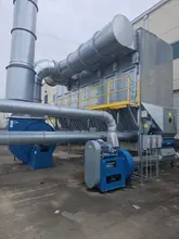 Nederman LBR-C SmartFilter Industrial Baghouse Dust Collector, 2023 – IIoT Controls, Reverse-Air Cleaning &amp; Chain Conveyor