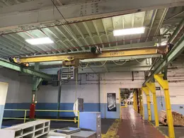 2,000 LB 1 TON X 20' ROBBINS &amp; MYERS R&amp;M TOP RUNNING BRIDGE CRANE: STOCK 12775