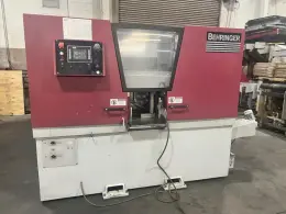 USED BEHRINGER 11.8" X 10.2" DUAL POST AUTOMATIC BANDSAW MODEL HBE 261A, Year: 2018