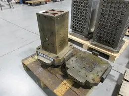 400mm Mazak HTC 400 Pallet and Pallet with Tombstonecity Square Tombstone 250mm x 250mm x 17.75" H- Auction Item