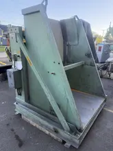 4000 LBS x 48" x 48" HERCULES IND MODEL HI-635 POWERED TILT DUMP HOPPER: YOBRO #26368
