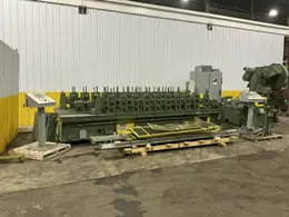 10/12 STAND BRADBURY ROLLFORMING LINE, COIL REEL, SERVO FEED, PREPUNCH, ROLLFORMER, CUTOFF PRESS : YOBRO 25086