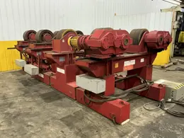 300 TON X 120" DIAMETER WELDWIRE MODEL #CAS-150 TRACK MOUNTED POWERED TANK TURNING ROLLS, 1 DRIVE &amp; 3 IDLERS: YOBRO #25736