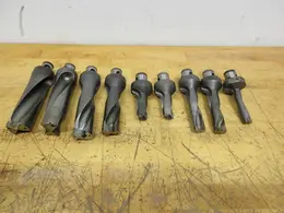 Komet Inserted Drill Tool Holders with ABS50 Modular Mounting, (9 pcs) Sizes Approx .75" - 1.75"- Auction Item