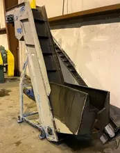 12" X 108" POWERED INCLINE PARTS CONVEYOR STOCK# 3278