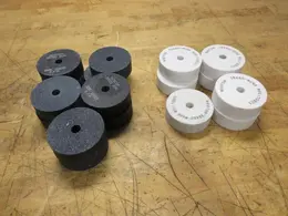 Norton 3 x 1 x 1/2 38A80-MVBE &amp; 37080-MVK Straight Wheels- Auction Item