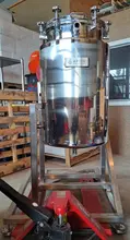 35 Gallon Aptia Engineering Stainless Steel Jacketed Vacuum Reactor Vessel – New!