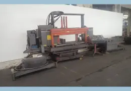 USED HEM HORIZONTAL MITERING BASE BANDSAW, Model DC-2038RBI, 20” x 38”, YEAR: 2005