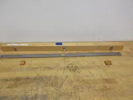 Mitutoyo 1000mm Precision Gage Block in Wood Case,  Actual Measurement 1000.00054mm- Auction Item
