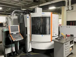 Mikron HSM 500 CNC 3-Axis High Speed VMC, 30K RPM Spindle, HSK-40 Taper,  Trvls: X-19.7", Y-17.7", Z-13.8", ATC-36, Heidenhain iTNC 530, New 2008