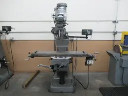 Bridgeport Series I-2HP Vertical Knee Mill, Sony Millman 2-Axis DRO, 9"x 48" Table, X-Axis Power Feed, Power Quill Feed, Chrome Ways- Auction Item