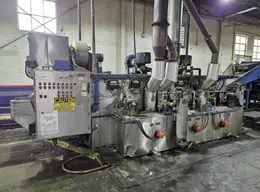 24" WIDE BELT CAE RANSOHOFF 4-STAGE STAINLESS STEEL BELT CONVEYOR PARTS WASHER &amp; RUST INHIBITOR. STOCK # 0545226