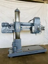 6' X 15" CARLTON 3A RADIAL ARM DRILL. STOCK # 0844121