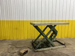 32" X 63" HYDRAULIC SCISSOR LIFT TABLE: STOCK 14718