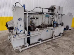 24" X 12" X 3 STAGE RANSOHOFF MODEL SURECLEAN MESH BELT CONVEYOR PARTS WASHER. STOCK # 0237725