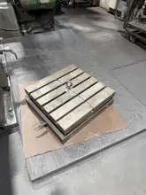 24" X 24"  DEVLIEG AIR LIFT ROTARY TABLE. STOCK # 0220926