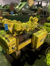 Wright 10 ton electric hoist Model C3W10D036-15M4D1 s/n 533-20-10349, drum# 4, 15/5 fpm, 38' lift, 460 volt, wth pendent controls