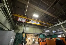 10 TON X 45' SPAN LOAD LIFTER OVERHEAD BRIDGECRANE: STOCK #79086