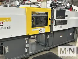 138 TON 1.9 OZ MILACRON FANUC ROBOSHOT MODEL S-110iB INJECTION MOLDING MACHINE MFG 2021