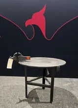 STEEL WELDING TABLE WITH VISE