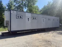 2008 MICHIANA MEN'S &amp; WOMEN'S PORTABLE BATHROOM TRAILER: STOCK #23097