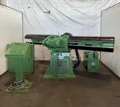 10,000 LBS X 48” X 72" OD ASC MODEL #10D48D22/5H200 DOUBLE END COIL REEL UNCOILER: STOCK #23383