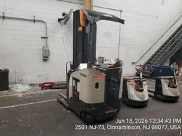 Crown RM6025-45 Electric Reach Truck, 2019 – 4,500 lb Capacity, Narrow Aisle Warehouse Forklift