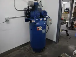 Quincy QT-7.5 Air Compressor, 7.5 HP, 80 Gallon Vertical Air Tank- Auction Item