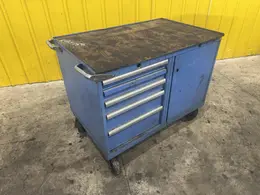 48" X 29" X 36" LISTA JOB BOX CABINET &amp; DRAWERS TOOLBOX ON CASTERS: YOBRO #24488